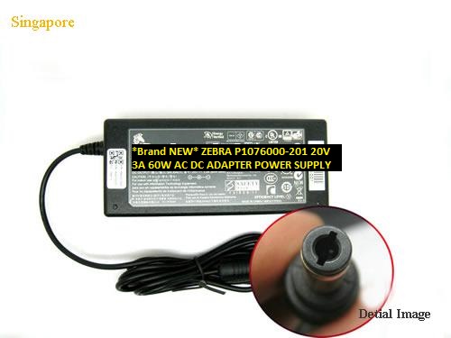 *Brand NEW* ZEBRA 60W AC DC ADAPTER 20V 3A P1076000-201 POWER SUPPLY *Brand NEW* ZEBRA 60W AC DC ADAPTER 20V 3A P1076000-201 POWER SUPPLY